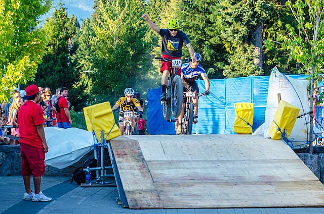 Photo: Joe Parkin. Rider: Seb Kemp, Crankworx Fat Tire Crit.