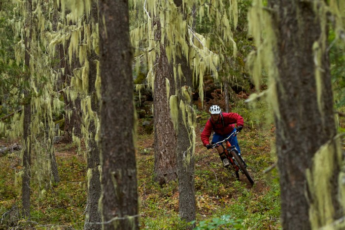 Somewhere on a Pemberton classic, the entrance to which is well guarded. Photo: Todd Hellinga